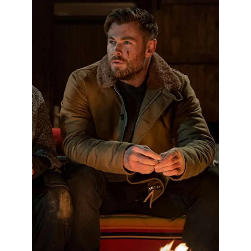 Extraction 2 Chris Hemsworth Brown Jacket